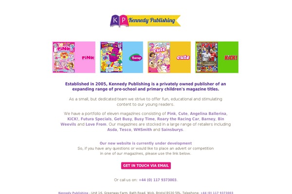 Kiddo theme site design template sample