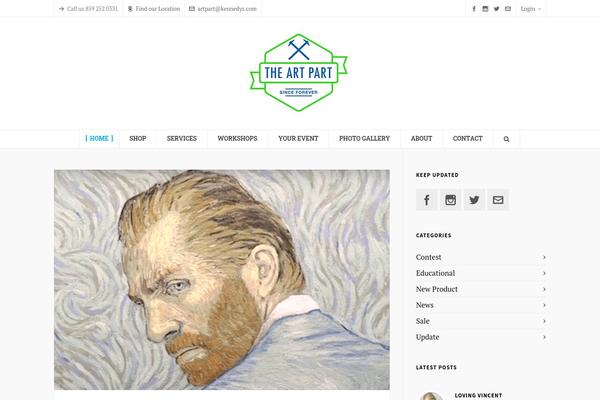Highend theme site design template sample