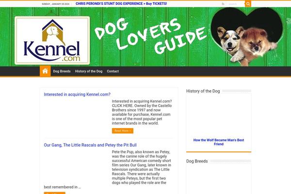 kennel.com site used Sahifa
