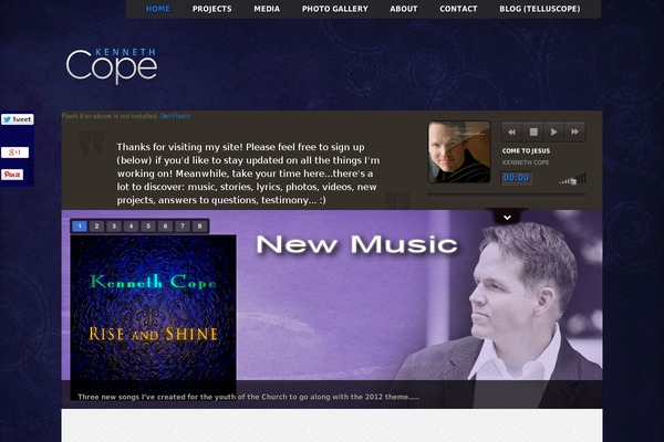 Music theme site design template sample
