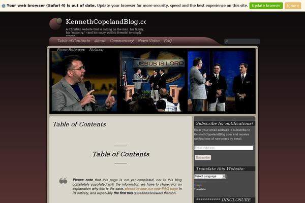 EveningShade theme websites examples
