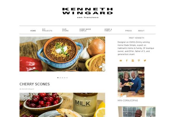 Foodie Pro theme site design template sample