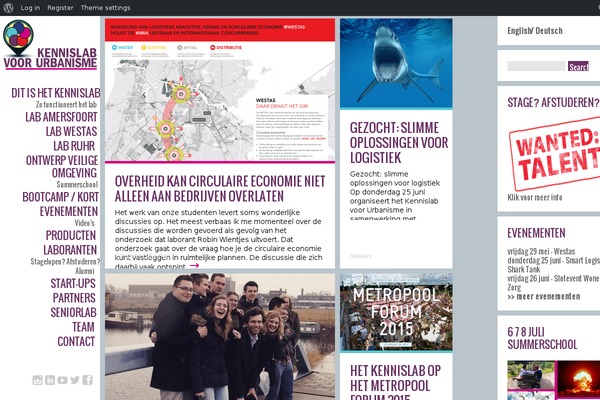 Ubergrid theme site design template sample