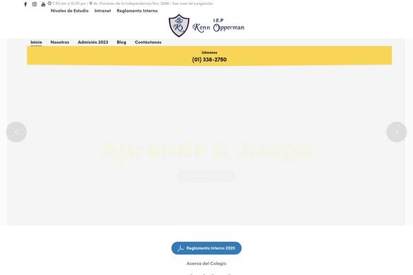 Kallyas theme site design template sample