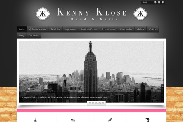 Beauty Salon theme site design template sample