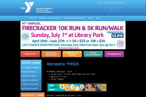 Ymca theme site design template sample
