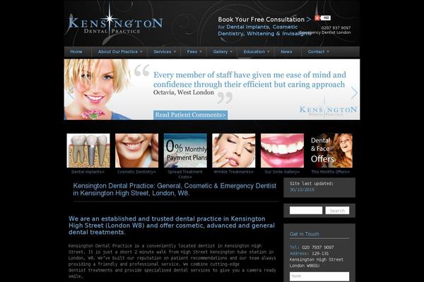 kensingtondental.co.uk site used Kensingtondental