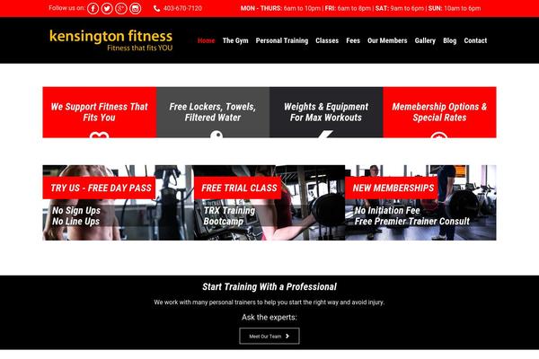 Fitness-wellness theme site design template sample