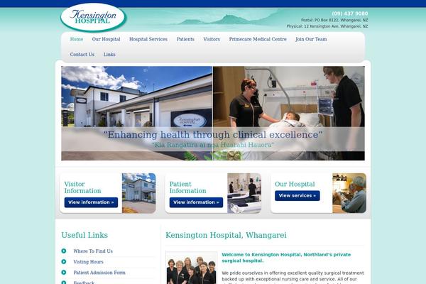Kensington theme site design template sample