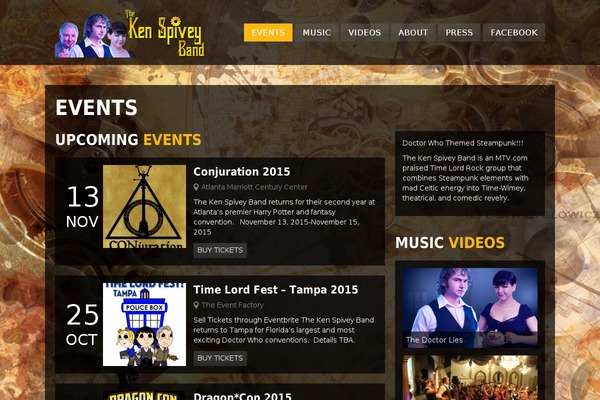 kenspivey.com site used Clubber
