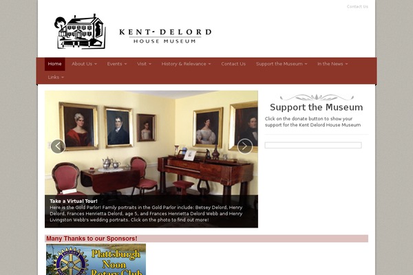 Roots theme site design template sample