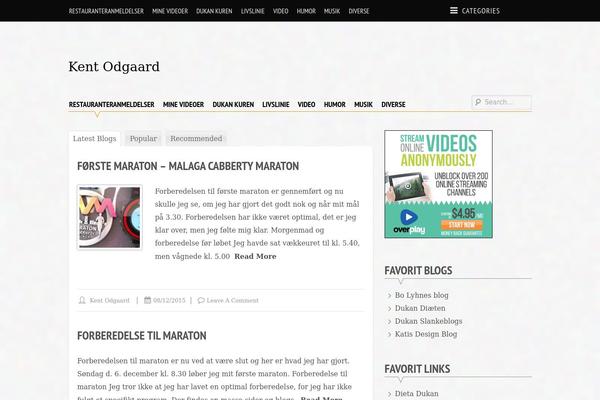 Supernova theme site design template sample