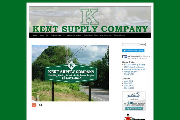 Twenty Ten theme site design template sample