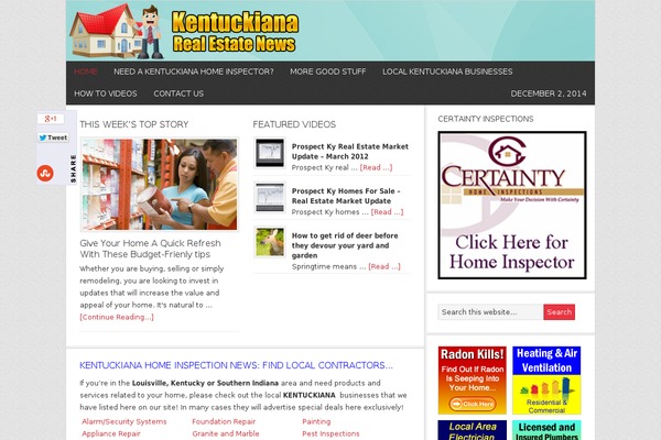 News theme site design template sample