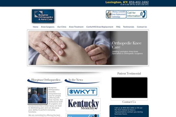 kentuckyknee.com site used Conformis_lexington_t2