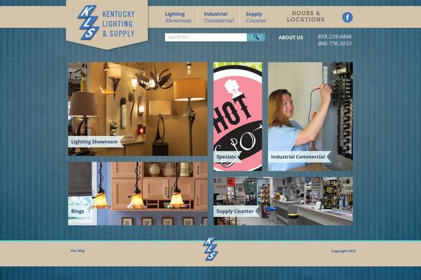 Kls theme site design template sample