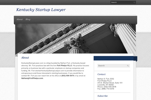 kentuckystartuplawyer.com site used Legal-theme