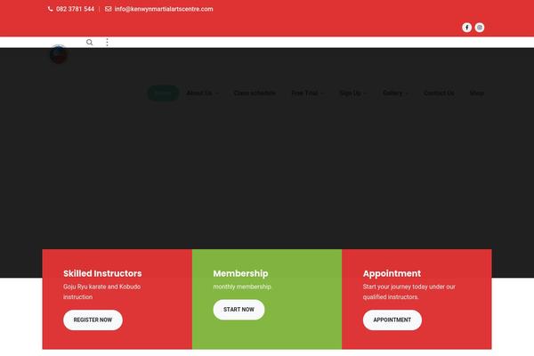Site using Mascot-core-martialz-wp plugin