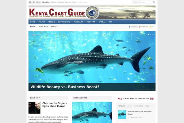 Newspaper theme site design template sample