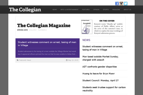 Site using Display Authors Widget plugin