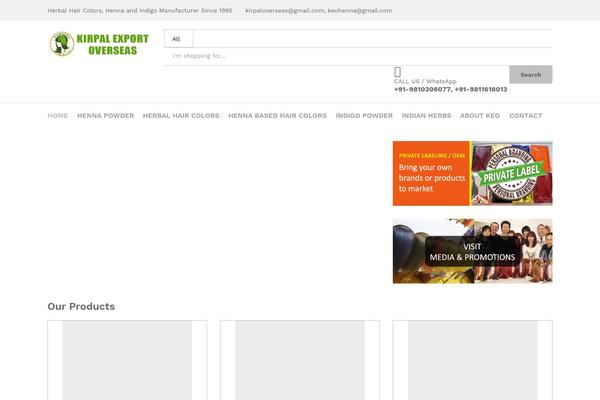 Martfury theme site design template sample