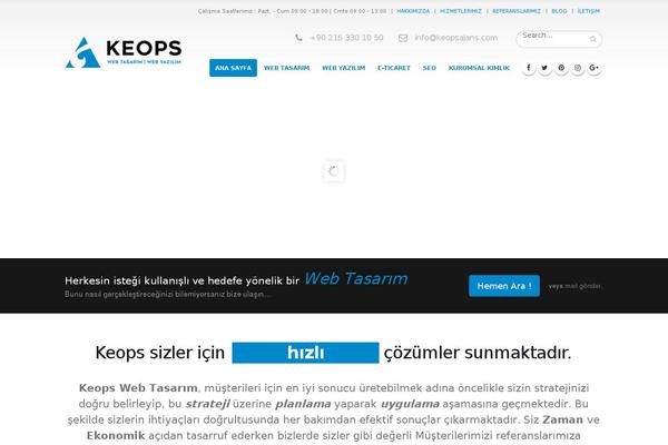 keopsajans.com site used Keopsajans