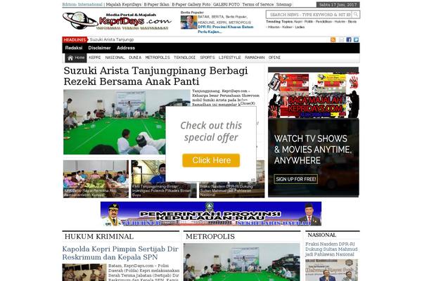 Newstimes v1.1 theme site design template sample