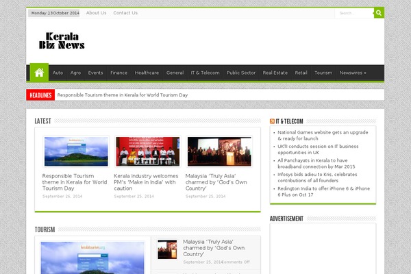 keralabiznews.com site used SuperMag