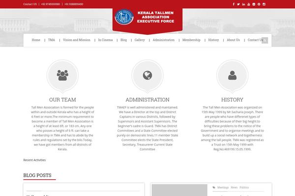 Politicize theme site design template sample