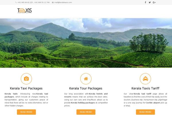 Impreza theme site design template sample