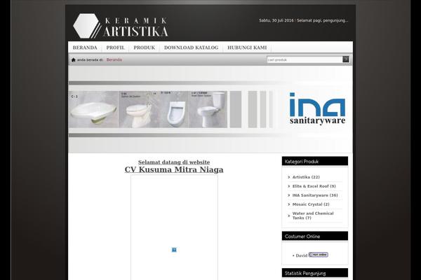 MesoColumn theme site design template sample
