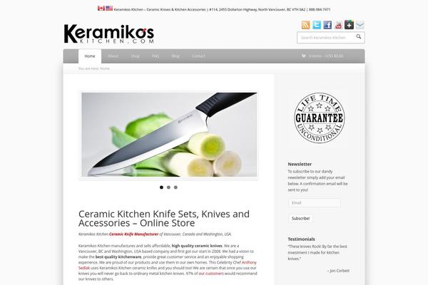 Wootique theme site design template sample