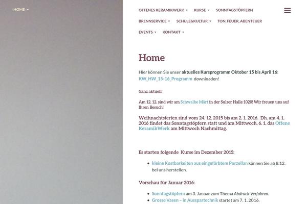 Bushwick theme site design template sample