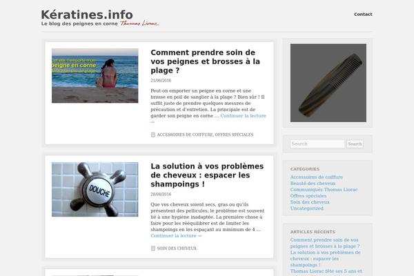 Foghorn theme site design template sample