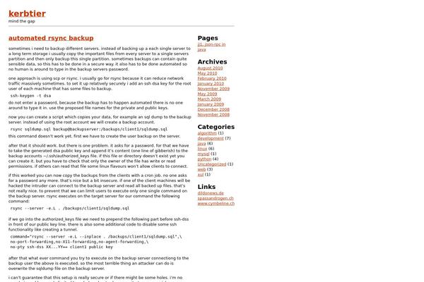 NoCss theme site design template sample