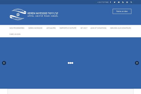Benevolence theme site design template sample