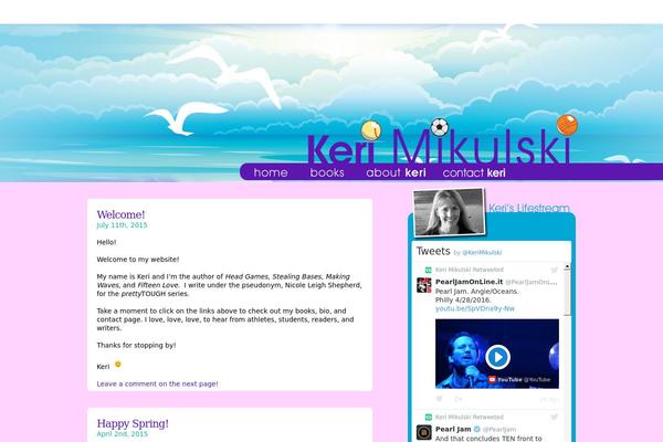 Irresistible theme site design template sample