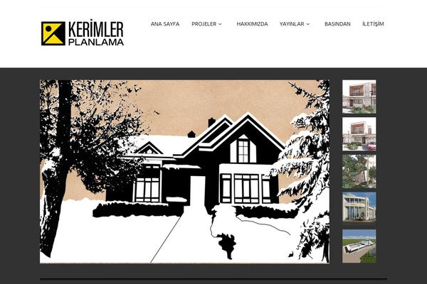 Tempest theme site design template sample