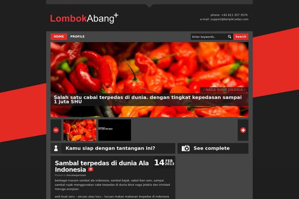 London Creative theme site design template sample
