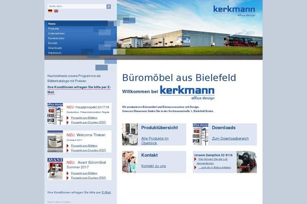 Km theme site design template sample