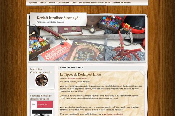 Adventure Journal theme site design template sample