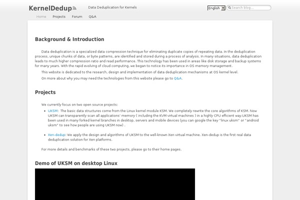 Site using FreeMind WP Browser plugin