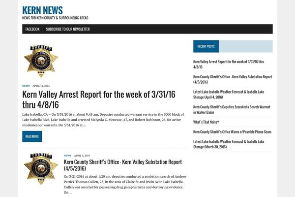 MH Newsdesk lite theme site design template sample
