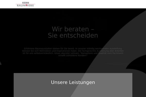 Ambient theme site design template sample