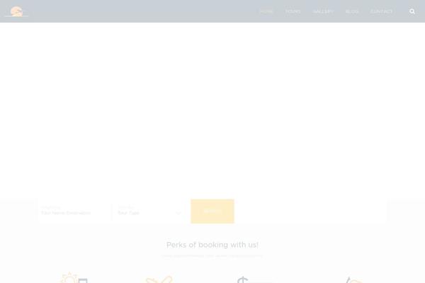 Site using Travel-booking plugin