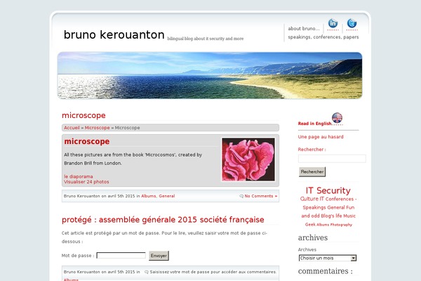 kerouanton.net site used Beach-theme