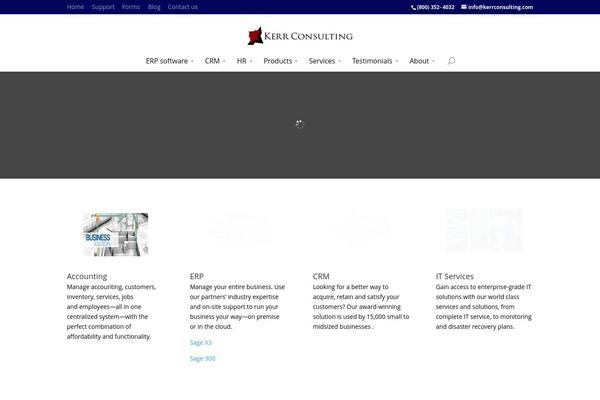 Divi theme site design template sample