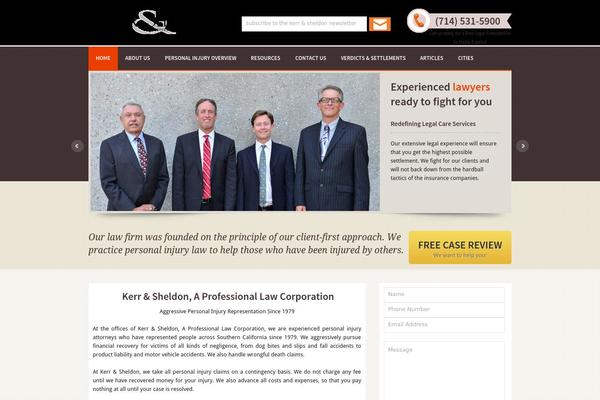 Attorneys theme site design template sample