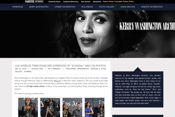 Three theme site design template sample
