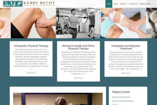 Radiate theme site design template sample